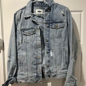Old navy women’s jean jacket medium tall